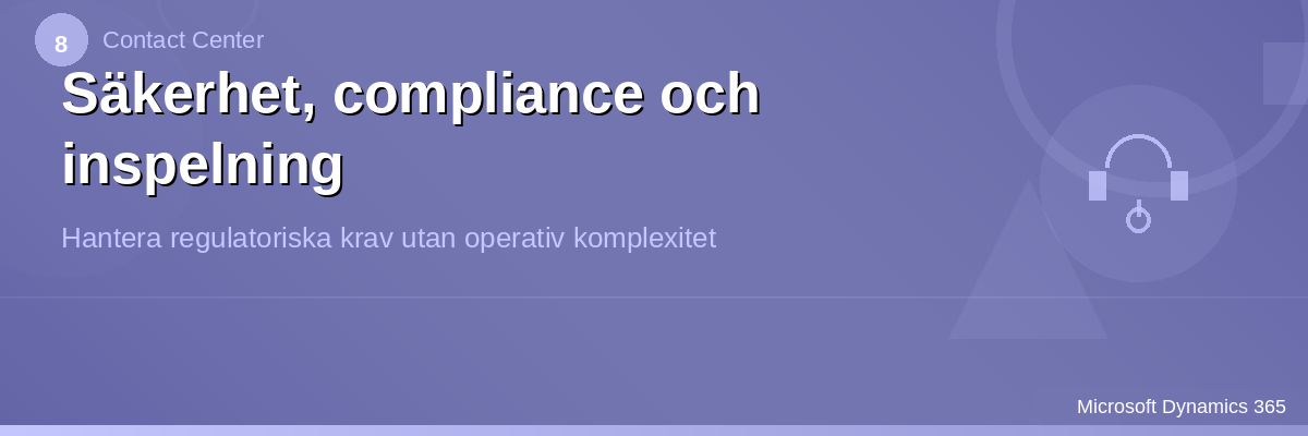 CC – Sikkerhet og compliance