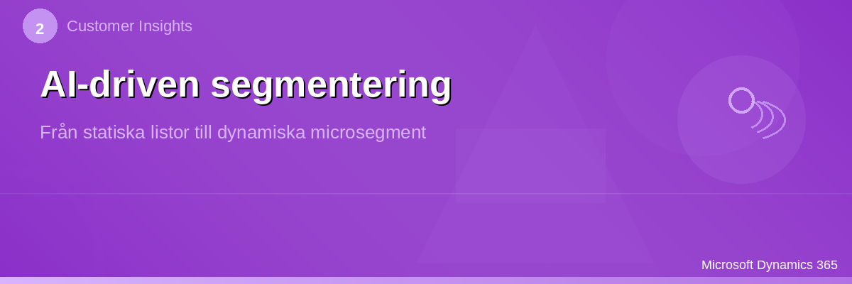 CI – AI-segmentering
