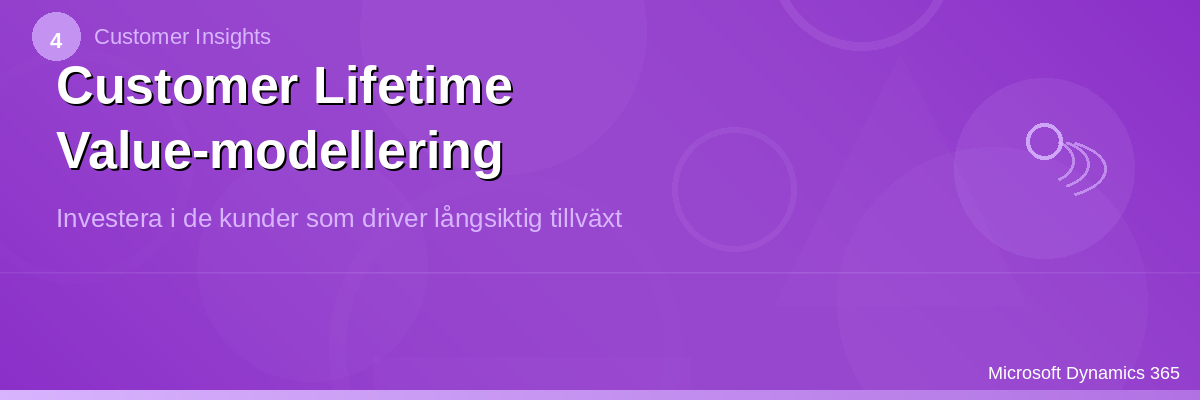 CI – CLV-modellering