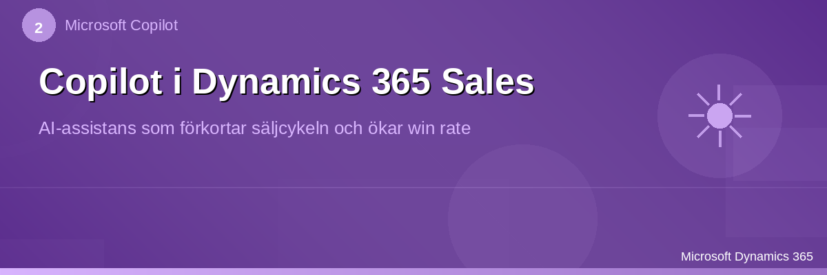 Fordypning – Copilot i Sales