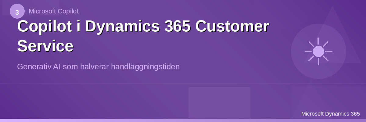Fordypning – Copilot i Customer Service
