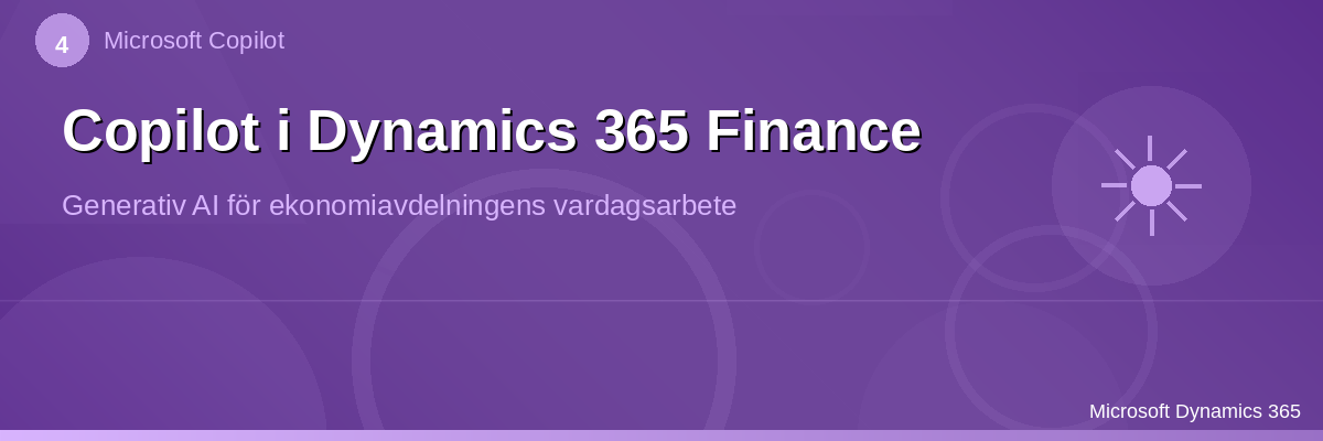 Fordypning – Copilot i Finance