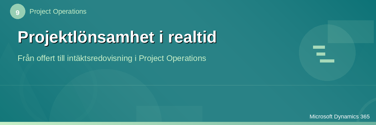 Project Ops – Lønnsomhet