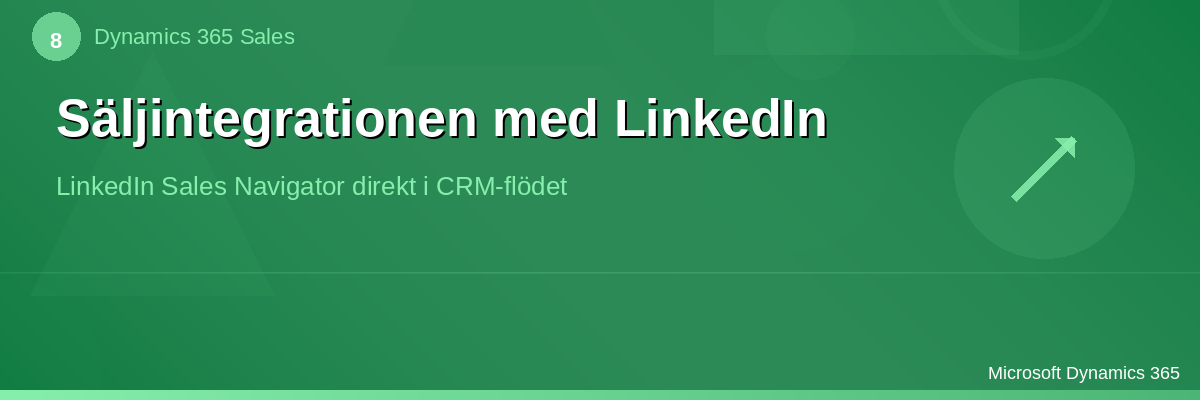 Sales – LinkedIn-integrasjon